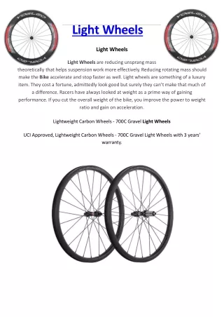 light wheels