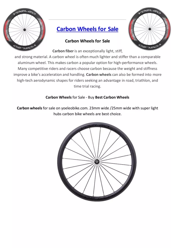 carbon wheels for sale carbon wheels for sale