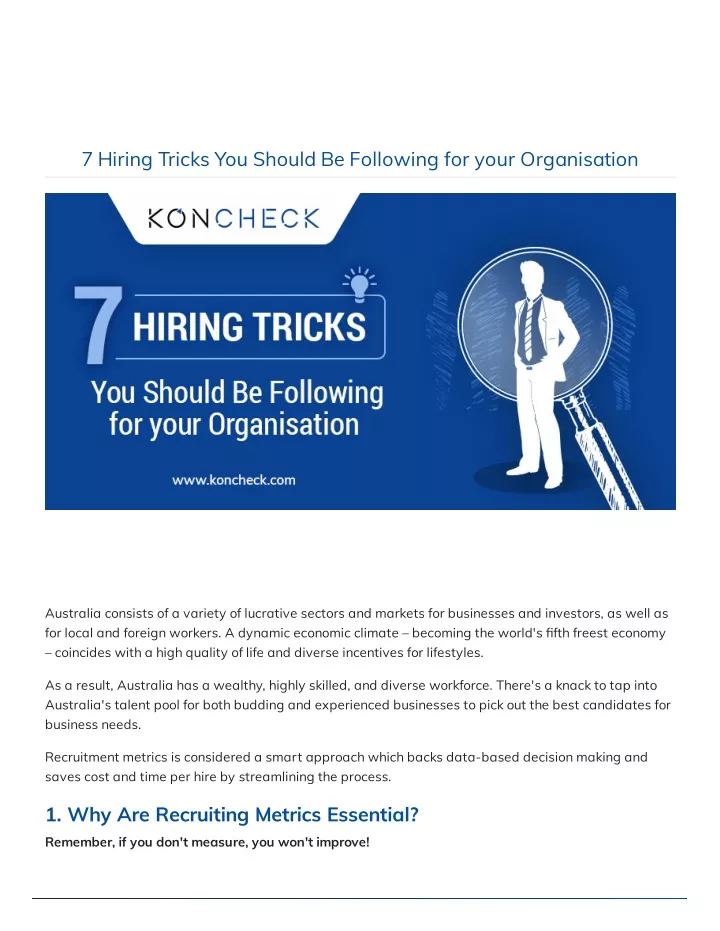 7 hiring tricks you should be following for your
