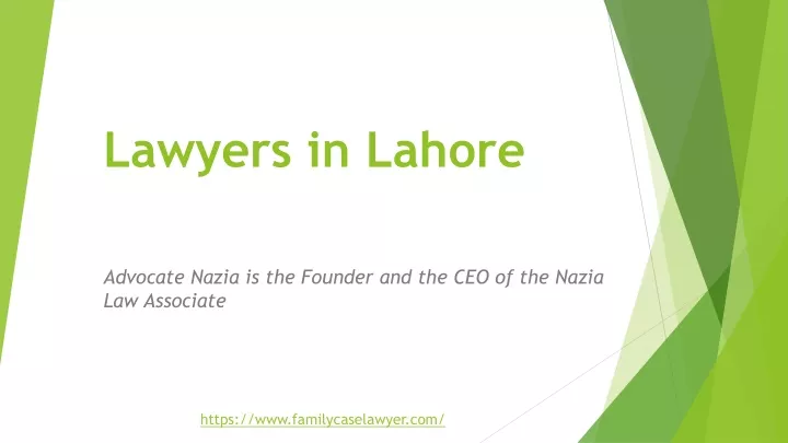 lawyers in lahore
