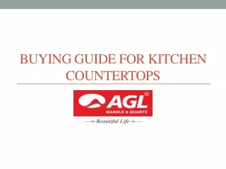 buying guide for kitchen countertops