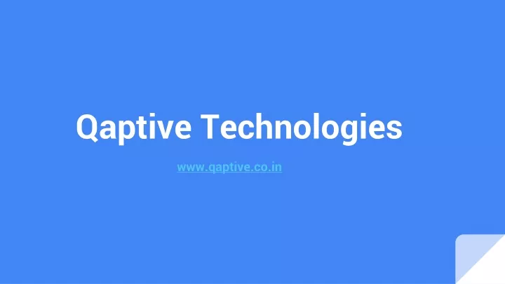 qaptive technologies