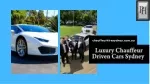 Luxury Chauffeur Driven Cars Sydney - slide 1