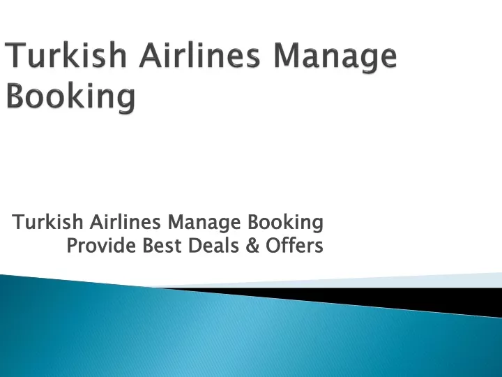 turkish airlines manage booking