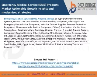 emergency medical service ems products market