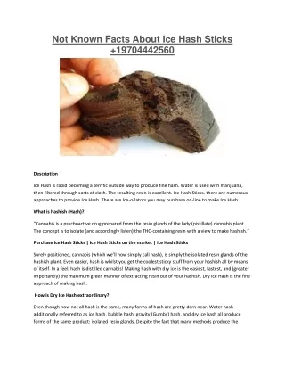 not known facts about ice hash sticks 19704442560