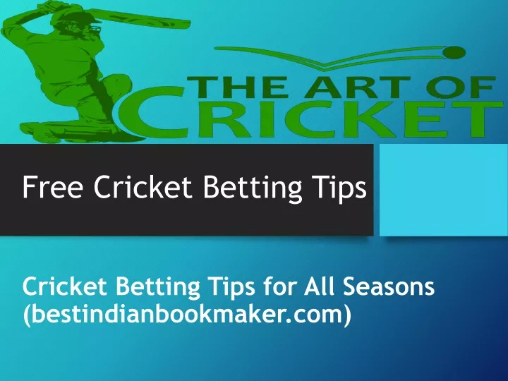 free cricket betting tips