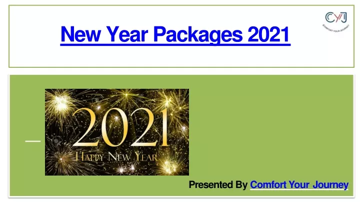 new year packages 2021