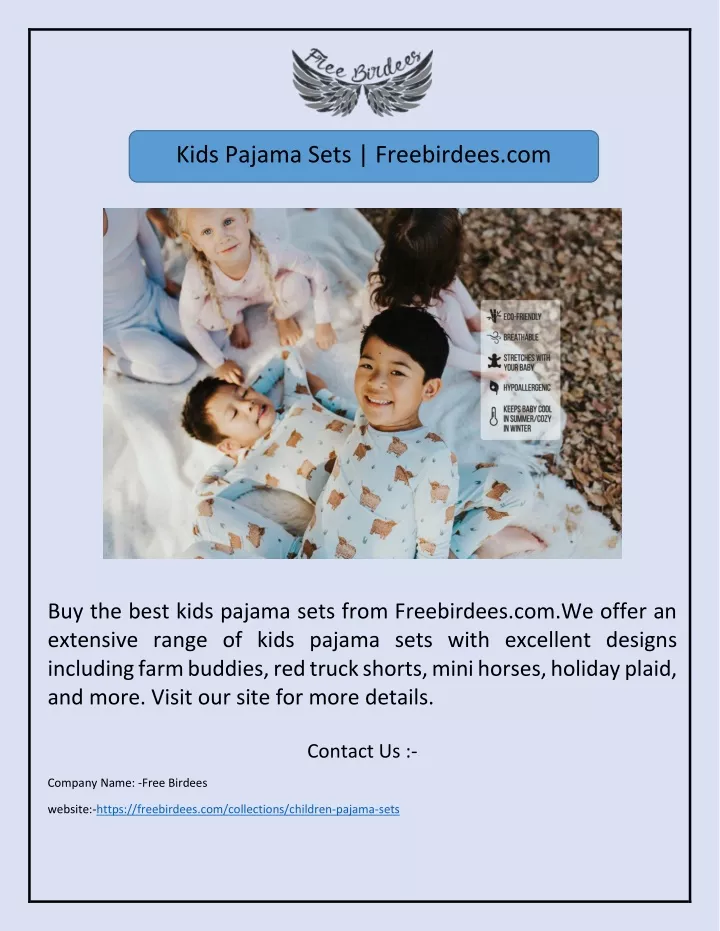 kids pajama sets freebirdees com