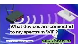 what are the devices connected to spectrum WiFi?