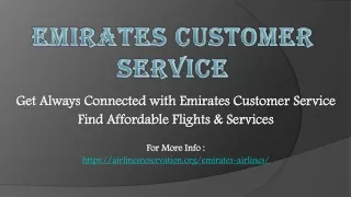 emirates customer service