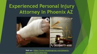 Experienced Personal Injury Attorney in Phoenix AZ