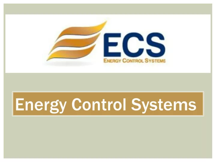 energy control systems