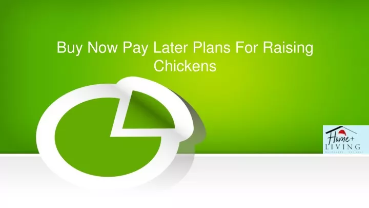 buy now pay later plans for raising chickens