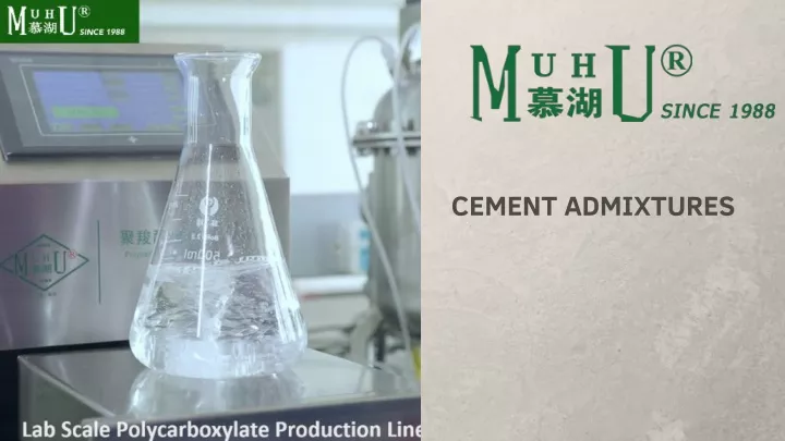 cement admixtures