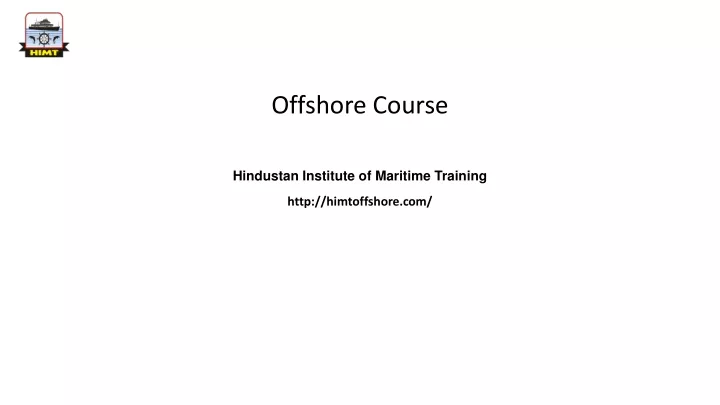 offshore course