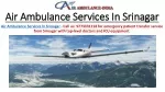 Air Ambulance Services in Srinagar - slide 1