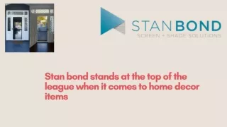 Stan bond has proved its mettle over the last fifty years in Adelaide