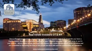 Sell your Multi-Family Properties Throughout CT & NY