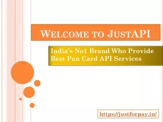 Best  Pan Card Services API Provider in India