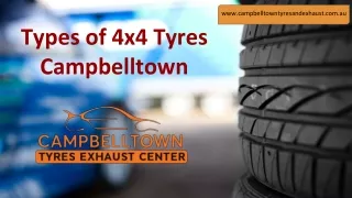 Types of 4x4 Tyres Campbelltown