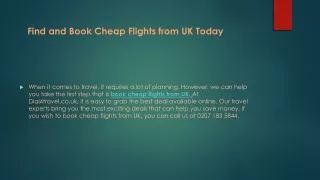 Find the Perfect Way to Book Airline Tickets From London