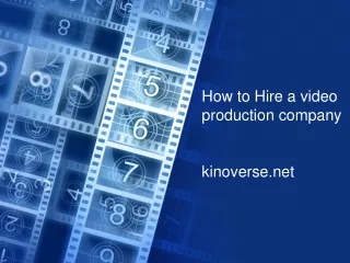 how to hire a video production company