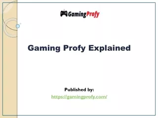 Gaming Profy Explained