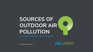 How polluted outdoor air impacts indoor air quality