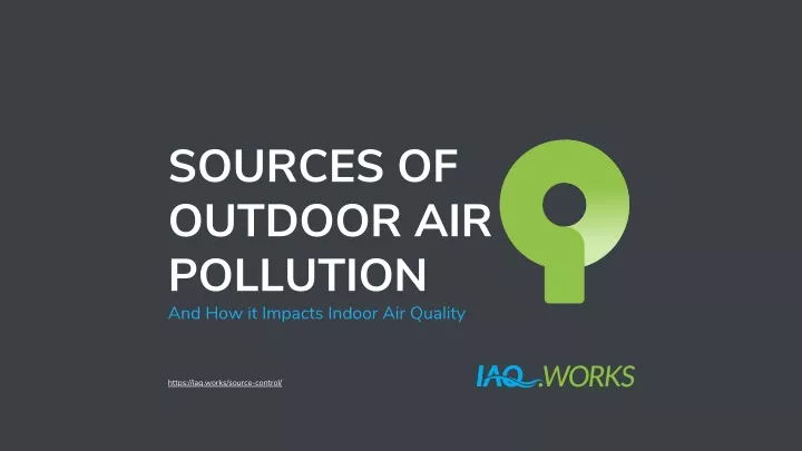 sources of outdoor air pollution