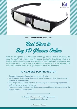Best Store to buy 3D Glasses Online