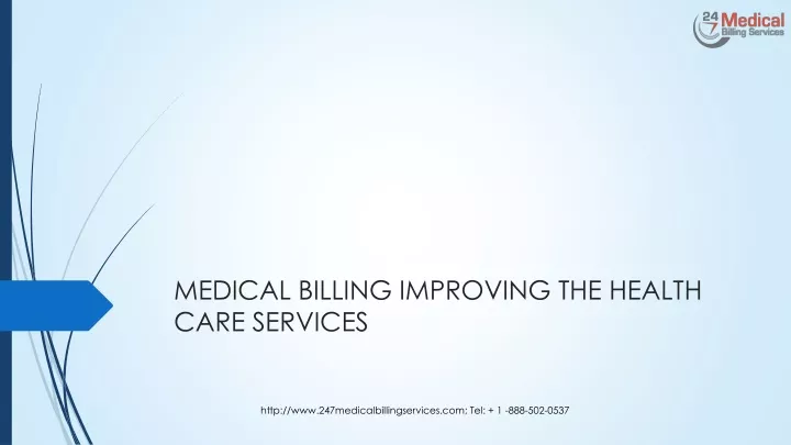medical billing improving the health care services