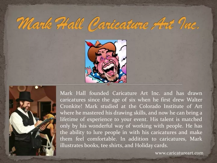 mark hall caricature art inc