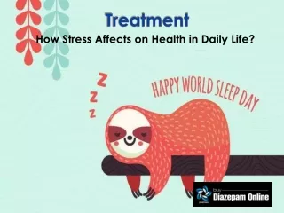 How Stress Anxiety Affects on Health in Daily Life? Buy Diazepam Online