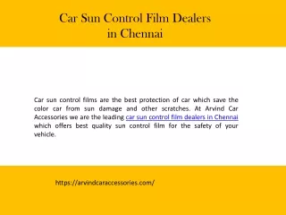 Best Car Accessories Shop in Chennai