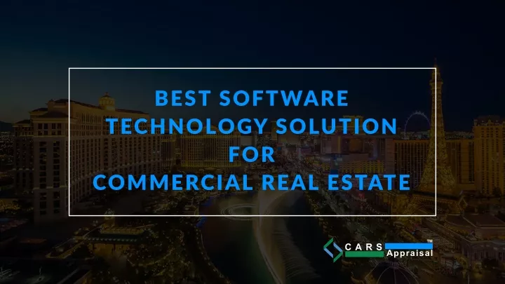 best software technology solution for commercial