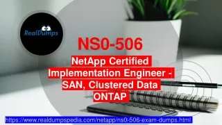 NetApp 1NS0-506 Dumps PDF | NS0-506 Practice Test Questions | RealdumpsPedia