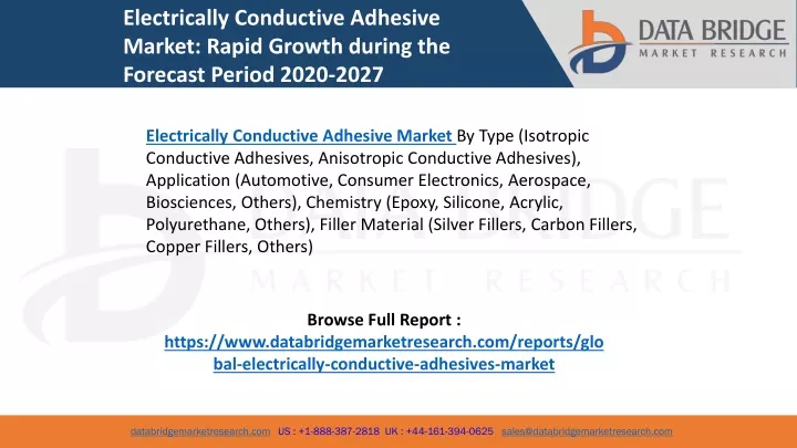 electrically conductive adhesive market rapid