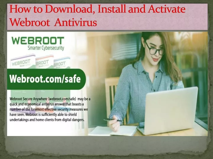 how to download install and activate webroot antivirus