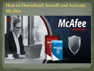 how to download install and activate mcafee