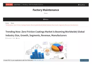 Zero Friction Coatings Market