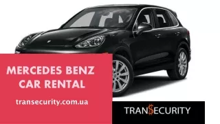 Mercedes Benz Car Rental