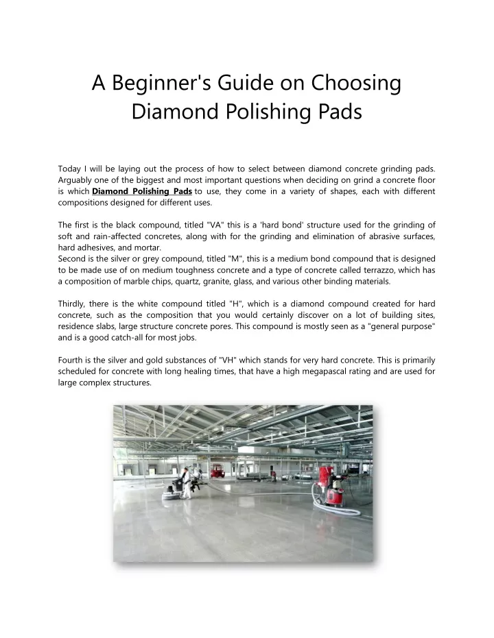 a beginner s guide on choosing diamond polishing