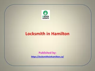 Locksmith in Hamilton