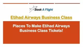 etihad airways business class