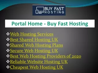 portal home buy fast hosting