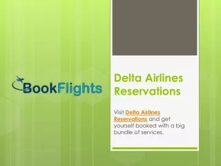 delta airlines reservations