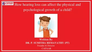 how hearing loss can affect the physical