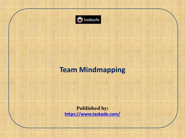 team mindmapping published by https www taskade com