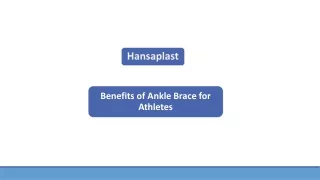 Benefits of Ankle Brace for Athletes - Hansaplast India